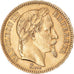 Monnaie, France, Napoleon III, 20 Francs, 1862, Paris, TTB+, Or, Gadoury:1062
