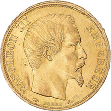 Moneta, Francia, Napoleon III, 20 Francs, 1860, Paris, BB+, Oro, KM:781.1