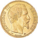 Moneta, Francja, Napoleon III, 20 Francs, 1859, Paris, EF(40-45), Złoto