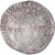 Moneda, Francia, Henri III, 1/8 d'écu à la croix de face, 1587, Rennes, BC+