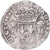 Moneda, Francia, Henri III, Teston, 4e type au col plat, 1575, Nantes, BC+