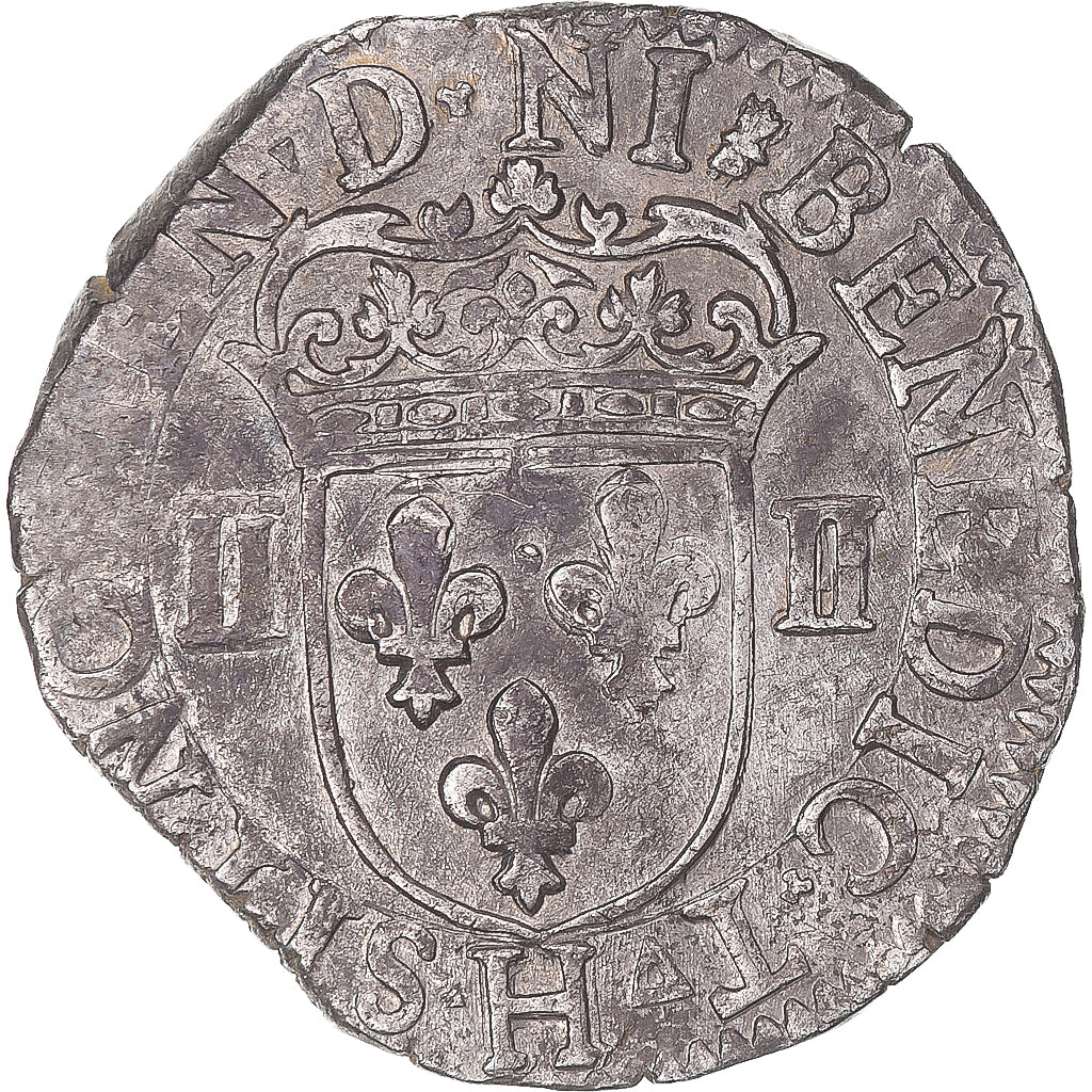 Moneta, Francja, 1/4 d'écu à la croix feuillue de face, 1605, La Rochelle