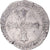 Monnaie, France, Henri IV, 1/4 d'écu à la croix feuillue de face, 1591, La