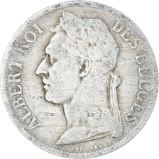 Coin, Belgian Congo, Albert I, Franc, 1925, VF(20-25), Copper-nickel, KM:20