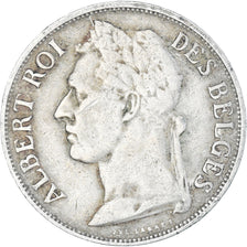 Coin, Belgian Congo, Albert I, Franc, 1927, EF(40-45), Copper-nickel, KM:20