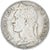 Moneda, Congo belga, Albert I, Franc, 1923, BC+, Cobre - níquel, KM:20