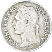 Coin, Belgian Congo, Albert I, Franc, 1926, VF(30-35), Copper-nickel, KM:21