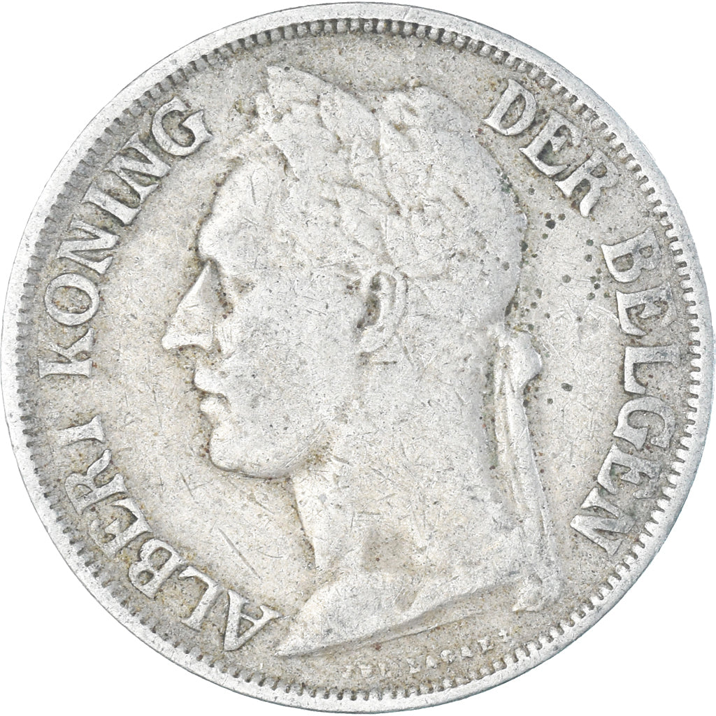 Coin, Belgian Congo, Albert I, Franc, 1926, VF(20-25), Copper-nickel, KM:21