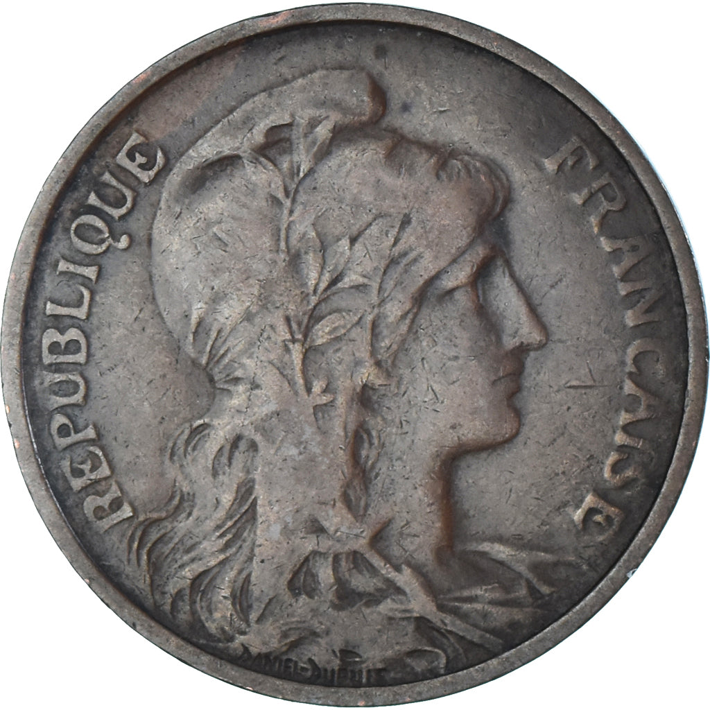Moeda, França, Dupuis, 5 Centimes, 1906, Paris, VF(30-35), Bronze, KM:842
