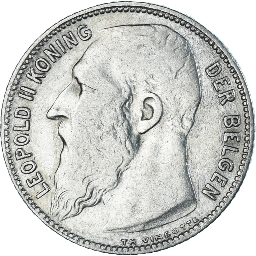 Monnaie, Belgique, Leopold II, Franc, 1909, Bruxelles, TB+, Argent, KM:57.1