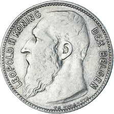 Monnaie, Belgique, Leopold II, Franc, 1909, Bruxelles, TB+, Argent, KM:57.1