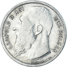 Coin, Belgium, Leopold II, Franc, 1904, Brussels, VF(30-35), Silver, KM:56.1