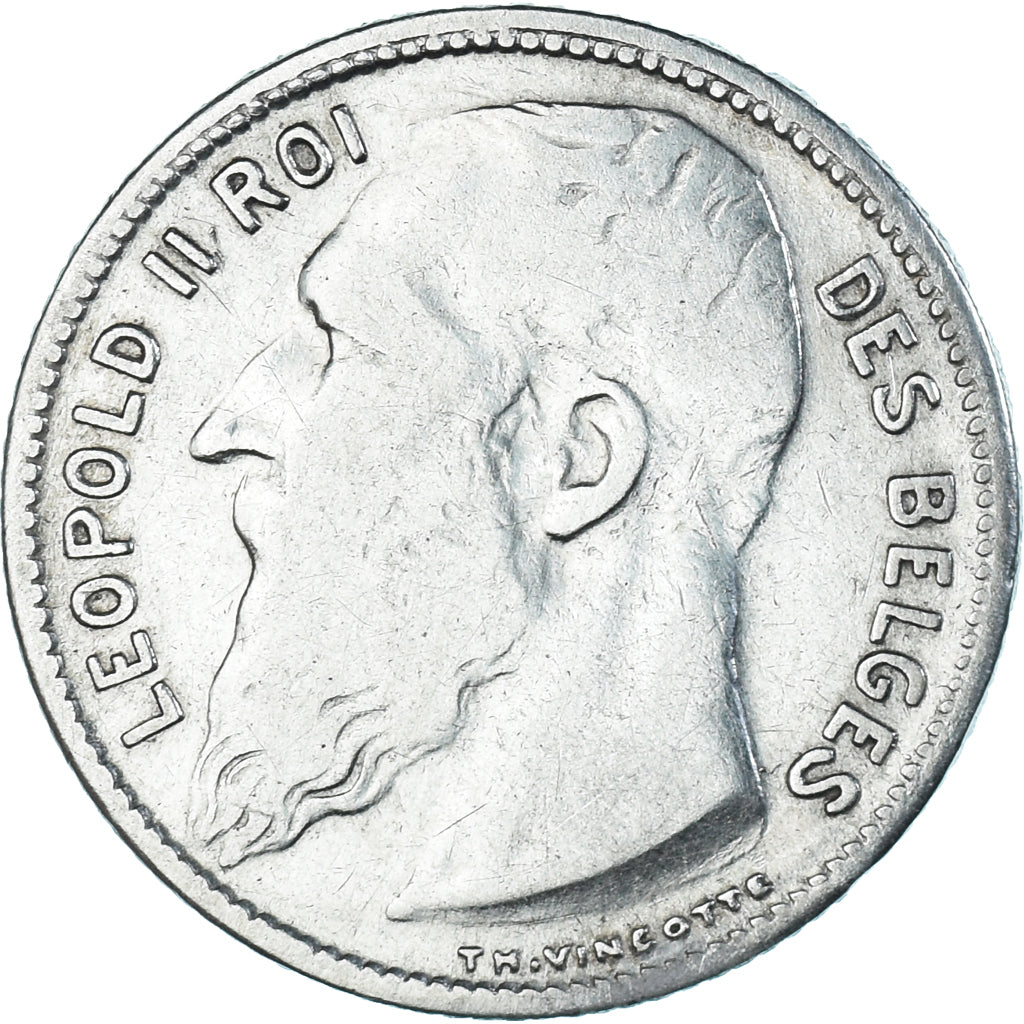 Coin, Belgium, Leopold II, Franc, 1904, Brussels, VF(30-35), Silver, KM:56.1