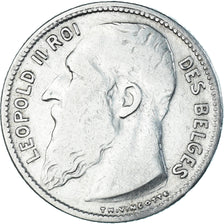 Coin, Belgium, Leopold II, Franc, 1904, Brussels, VF(30-35), Silver, KM:56.1