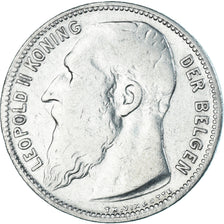 Coin, Belgium, Leopold II, Franc, 1904, Brussels, VF(30-35), Silver, KM:57.1