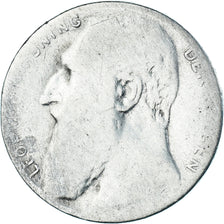 Coin, Belgium, Leopold II, 50 Centimes, 1901, Brussels, F(12-15), Silver, KM:51