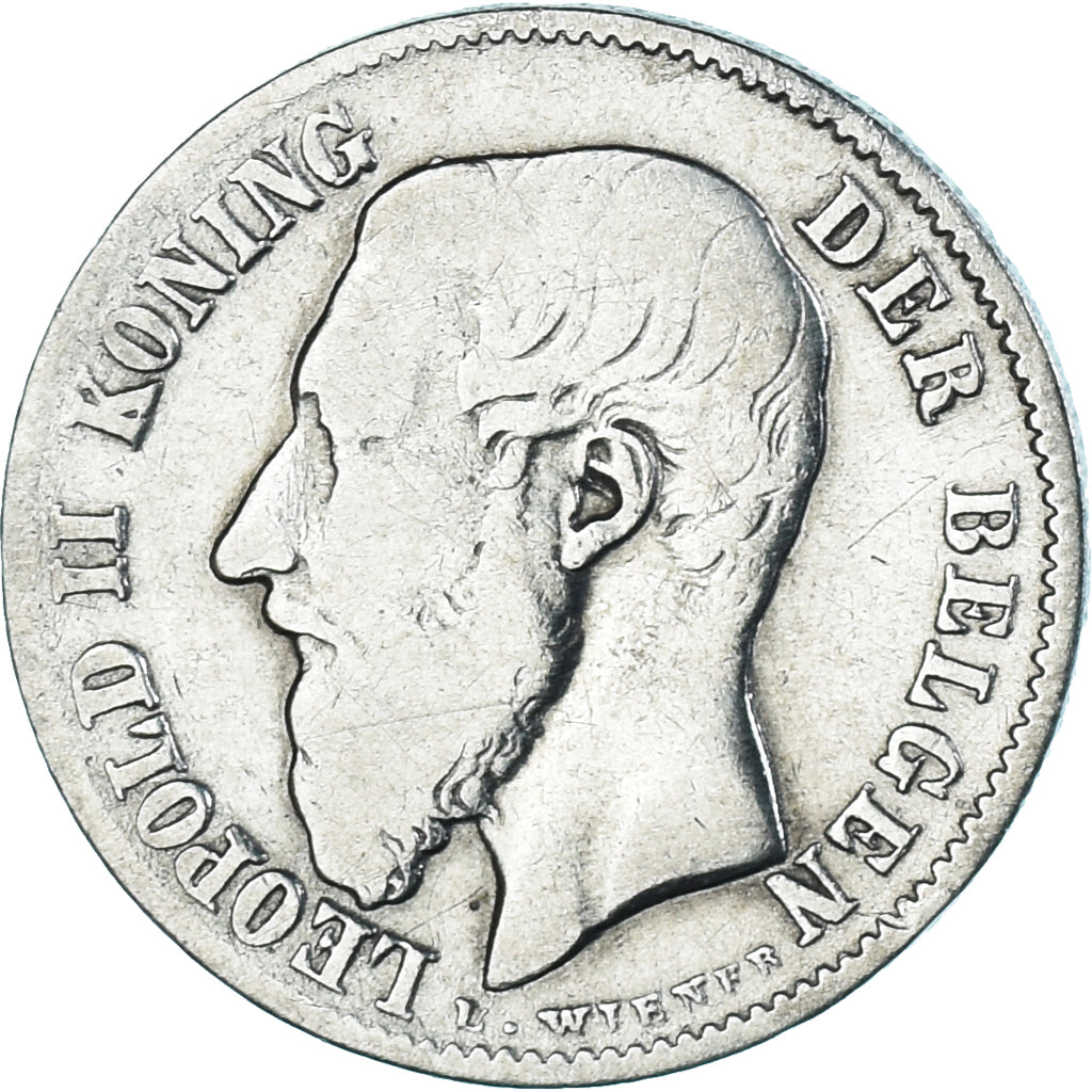 Coin, Belgium, Leopold II, 50 Centimes, 1898, Brussels, VF(20-25), Silver, KM:27