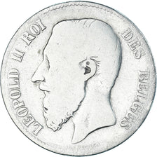 Münze, Belgien, Leopold II, 2 Francs, 2 Frank, 1867, Brussels, SGE+, Silber