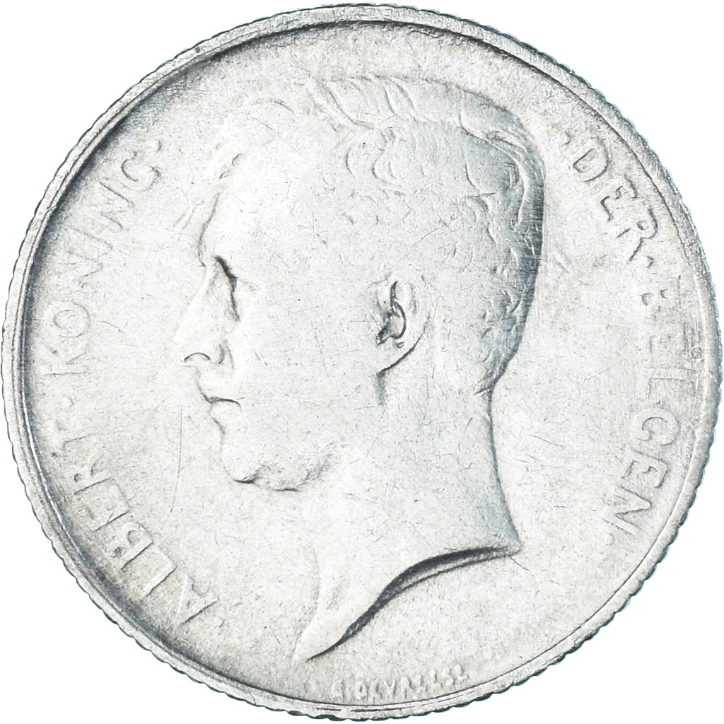 Coin, Belgium, Albert I, Franc, 1910, Brussels, VF(20-25), Silver, KM:73.1