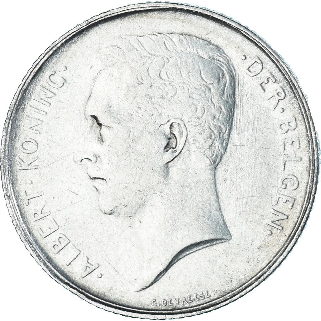 Coin, Belgium, Albert I, Franc, 1912, Brussels, EF(40-45), Silver, KM:73.1