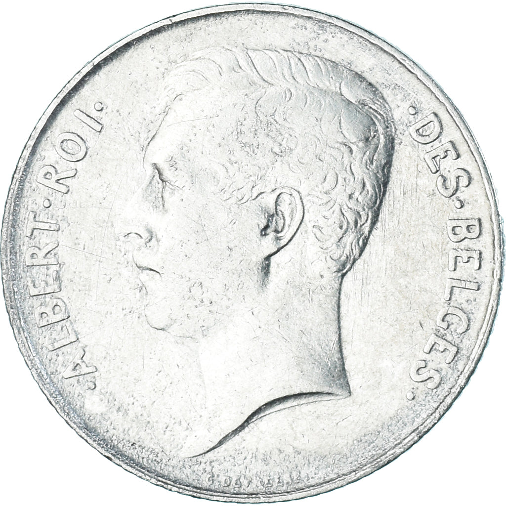 Coin, Belgium, Albert I, Franc, 1912, Brussels, EF(40-45), Silver, KM:72