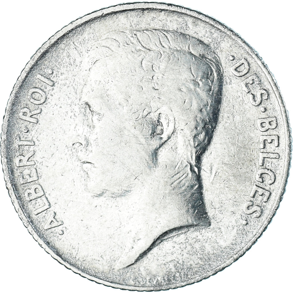 Coin, Belgium, Albert I, Franc, 1911, Brussels, EF(40-45), Silver, KM:72