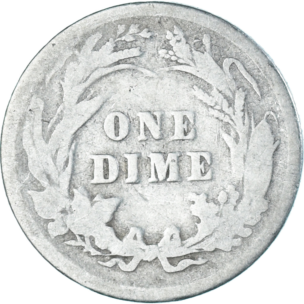 Coin, United States, Barber Dime, Dime, 1899, U.S. Mint, Philadelphia, F(12-15)