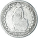Coin, Switzerland, 1/2 Franc, 1881, Bern, F(12-15), Silver, KM:23