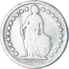 Coin, Switzerland, 1/2 Franc, 1899, Bern, Rare, VF(20-25), Silver, KM:23