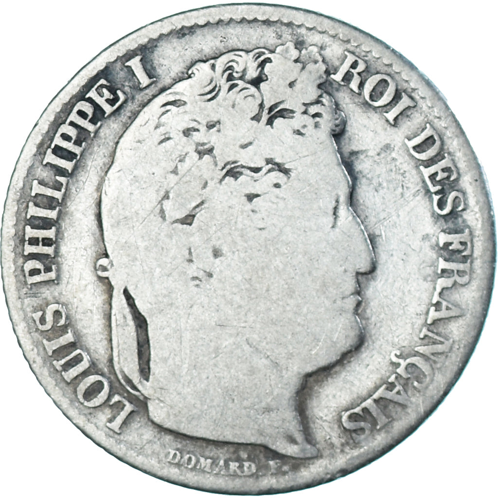 Munten, Frankrijk, Louis-Philippe, Franc, 1839, Lille, ZG+, Zilver, KM:748.13