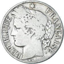 Monnaie, France, Cérès, Franc, 1887, Paris, TB, Argent, Gadoury:465a, KM:822.1