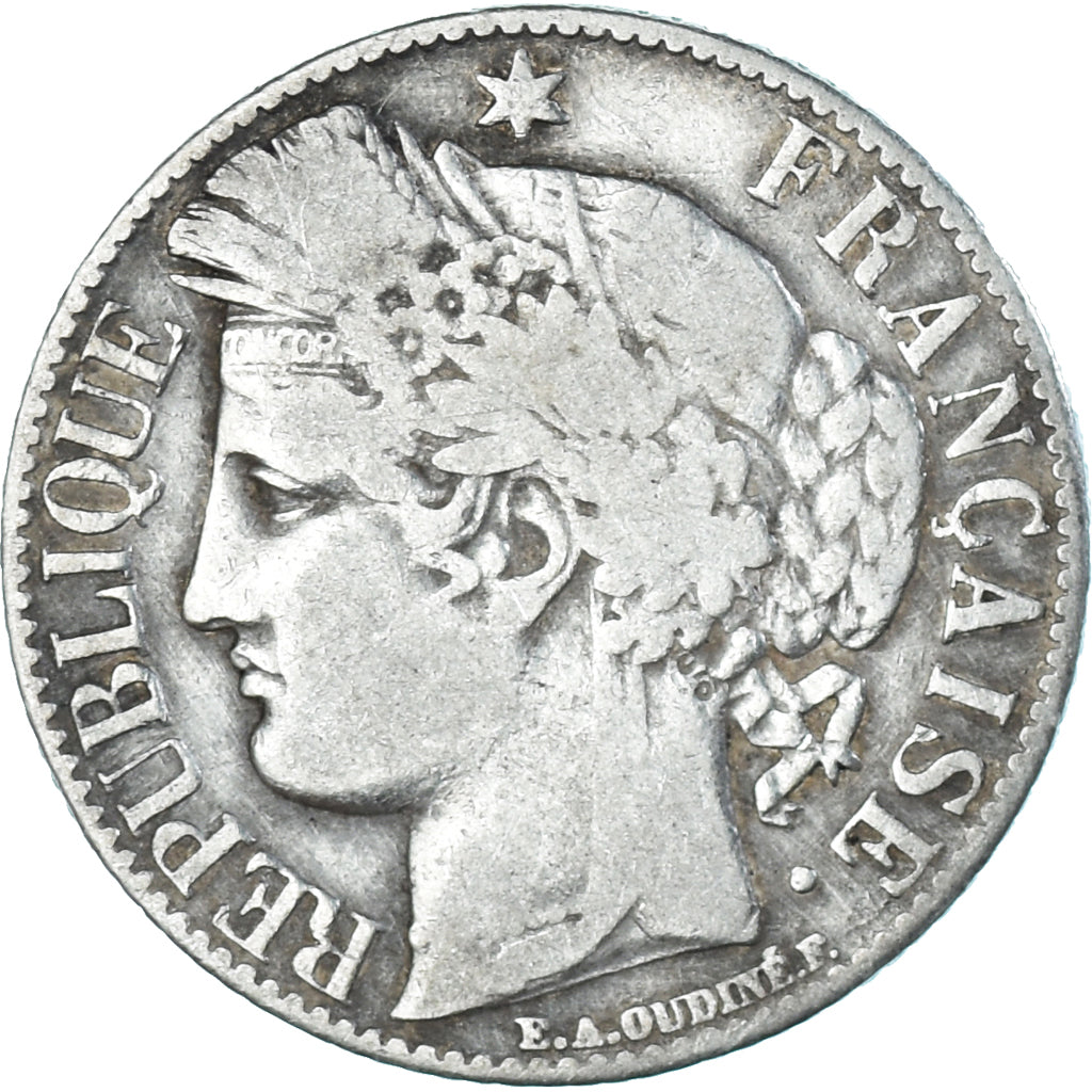 Münze, Frankreich, Cérès, Franc, 1888, Paris, S, Silber, KM:822.1