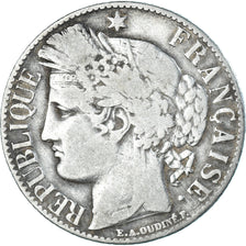 Münze, Frankreich, Cérès, Franc, 1888, Paris, S, Silber, KM:822.1