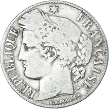 Monnaie, France, Cérès, Franc, 1895, Paris, TB, Argent, Gadoury:465a, KM:822.1