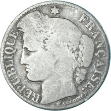 Monnaie, France, Cérès, 50 Centimes, 1881, Paris, B, Argent, Gadoury:419a
