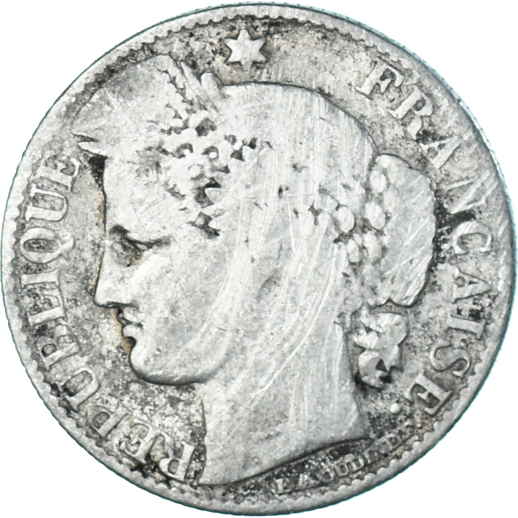 Münze, Frankreich, Cérès, 50 Centimes, 1888, Paris, SGE+, Silber, KM:834.1
