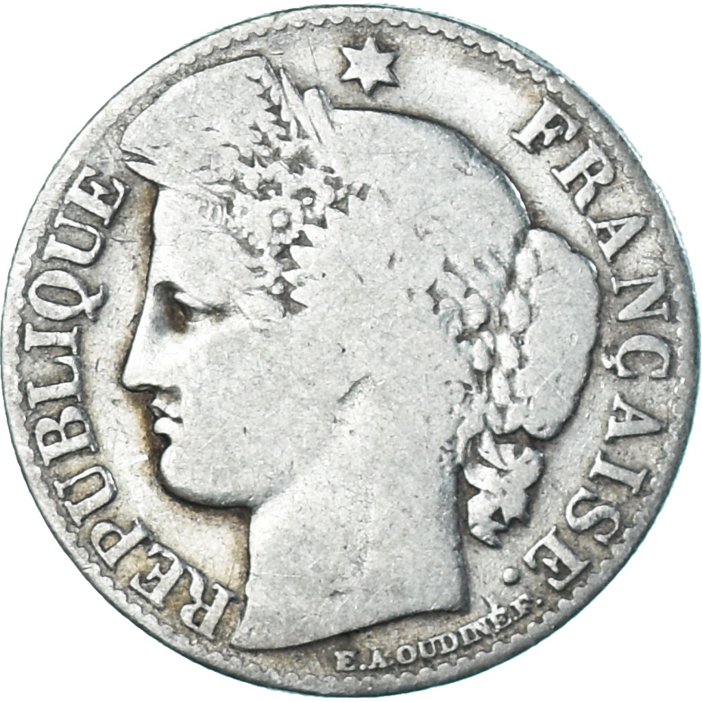 Moneta, Francia, Cérès, 50 Centimes, 1894, Paris, B+, Argento, KM:834.1