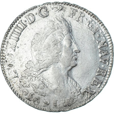 Coin, France, Louis XIV, Ecu aux Insignes, Lille, réformé, VF(30-35), Silver