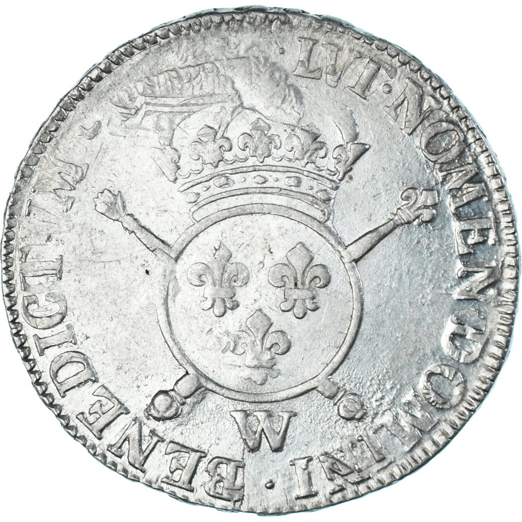 Coin, France, Louis XIV, Ecu aux Insignes, Lille, réformé, VF(30-35), Silver