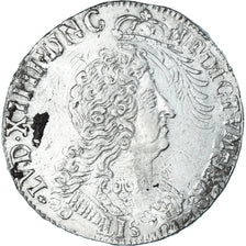 Moneta, Francia, Louis XIV, Écu aux insignes, Ecu, 1703, La Rochelle