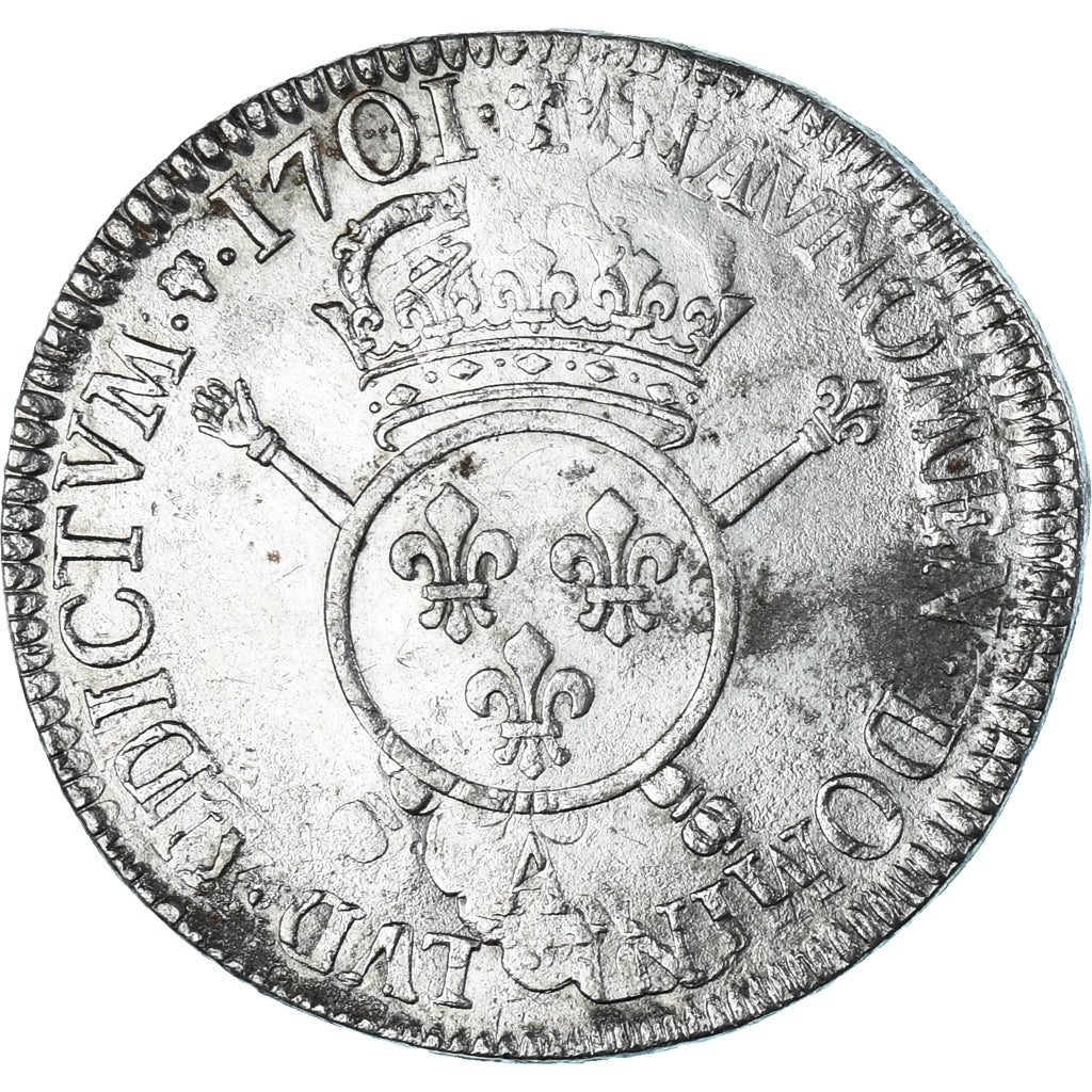 Coin, France, Louis XIV, Écu aux insignes, Ecu, 1701, Paris, réformé