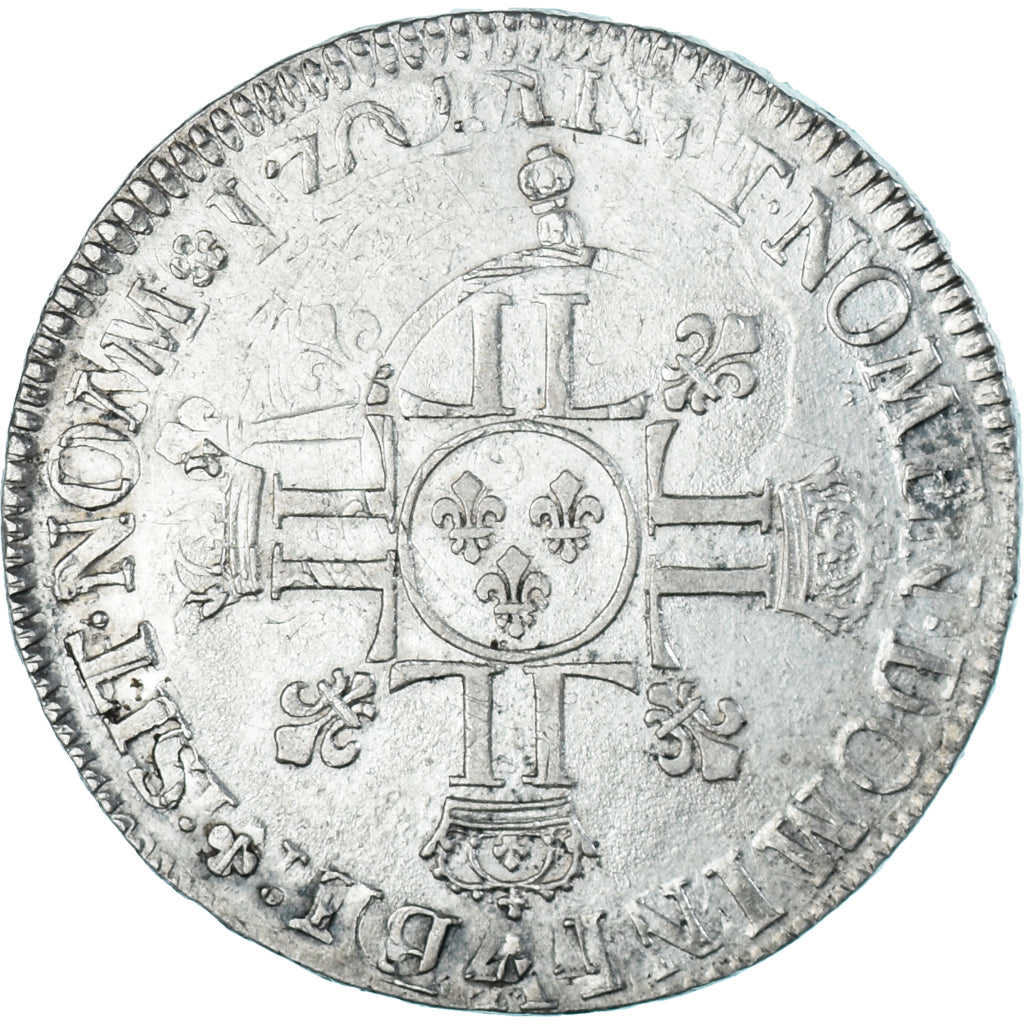 Coin, France, Louis XIV, Écu aux 8 L 2e type, Ecu, 1704, Paris, réformé