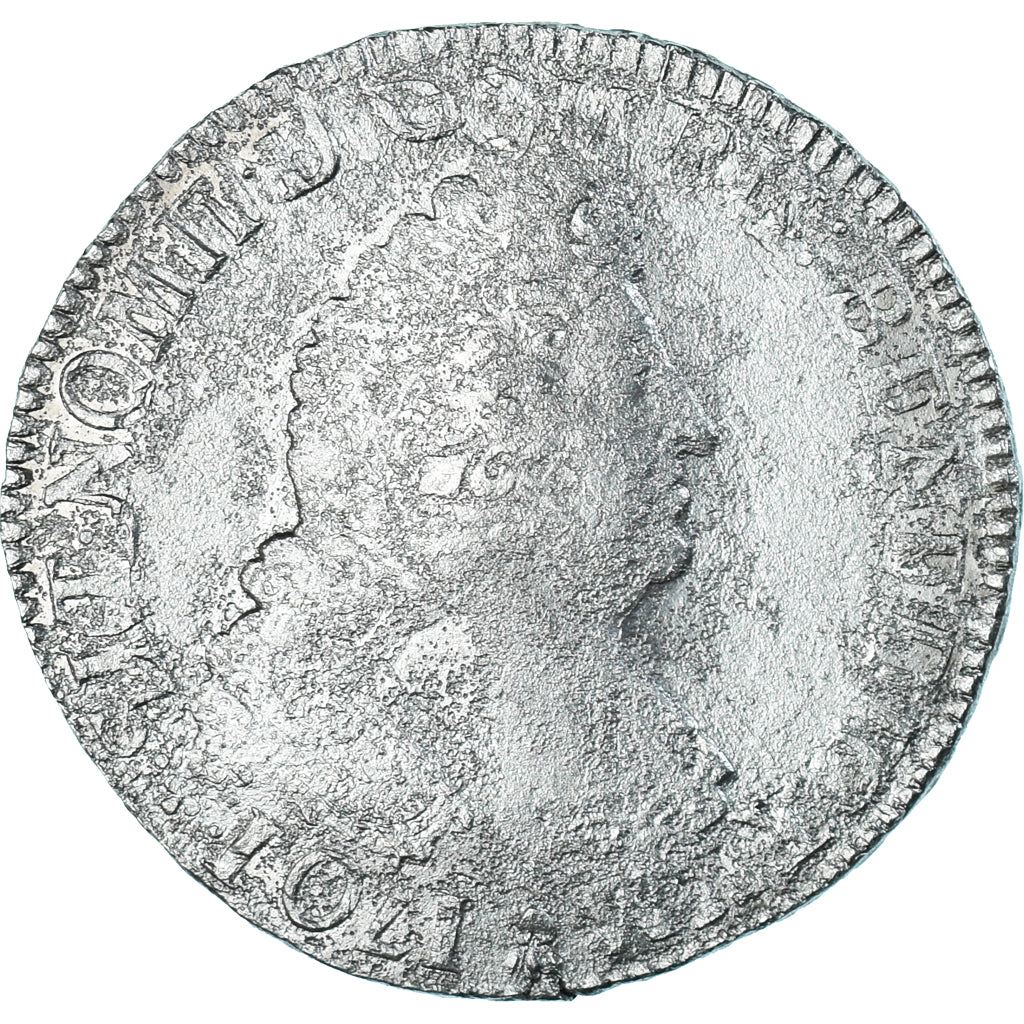 Moneta, Francia, Louis XIV, Ecu aux 8 L 2e type, réformé, MB, Argento