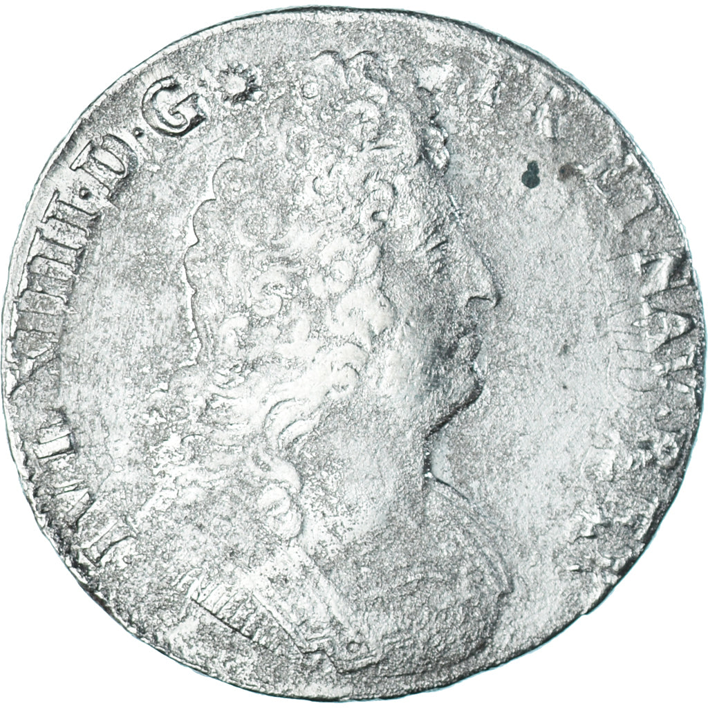 Münze, Frankreich, Louis XIV, Écu aux 8 L 2e type, Ecu, Bourges, réformé