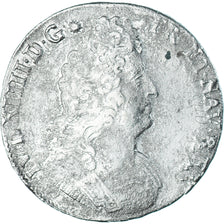 Münze, Frankreich, Louis XIV, Écu aux 8 L 2e type, Ecu, Bourges, réformé