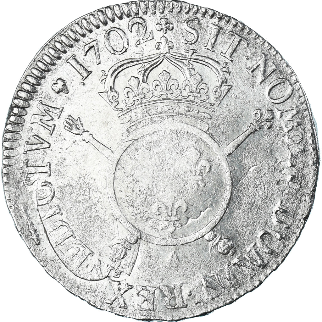 Coin, France, Louis XIV, Écu aux insignes, Ecu, 1702, Paris, réformé