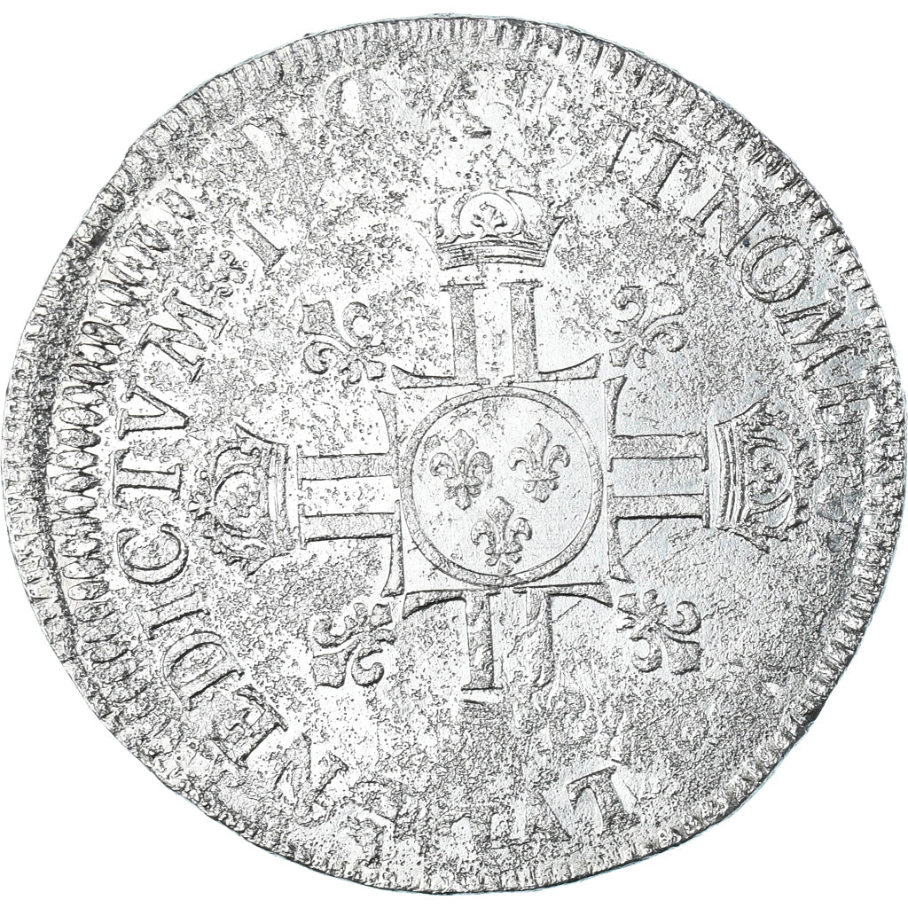 Monnaie, France, Louis XIV, Ecu aux 8 L 2e type, Paris, réformé, TB, Argent