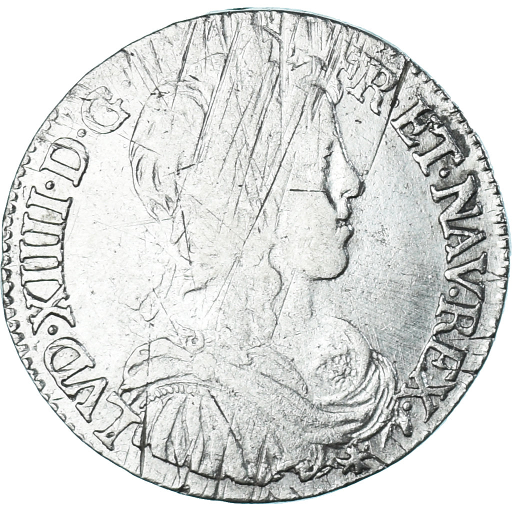 Coin, France, Louis XIV, 1/2 Écu à la mèche longue, 1/2 Ecu, 1660, Limoges