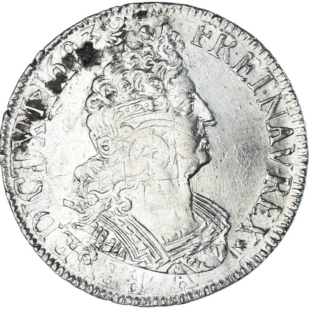 Munten, Frankrijk, Louis XIV, 1/2 Écu aux insignes, 1/2 ECU, 43 Sols, 1703