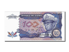 Banknote, Zaire, 100 Zaïres, 1988, 1988-10-14, UNC(65-70)